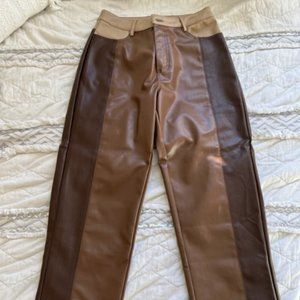 Le Lis "Rockstar" Vegan Leather Pants